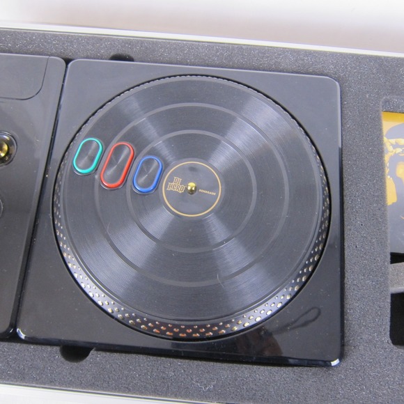 PS3 DJ Hero Renegade Edition With Case Turntable & Stand Tested Working - Picture 10 of 16